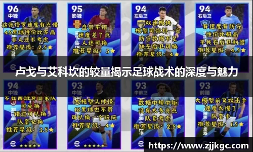 卢戈与艾科坎的较量揭示足球战术的深度与魅力